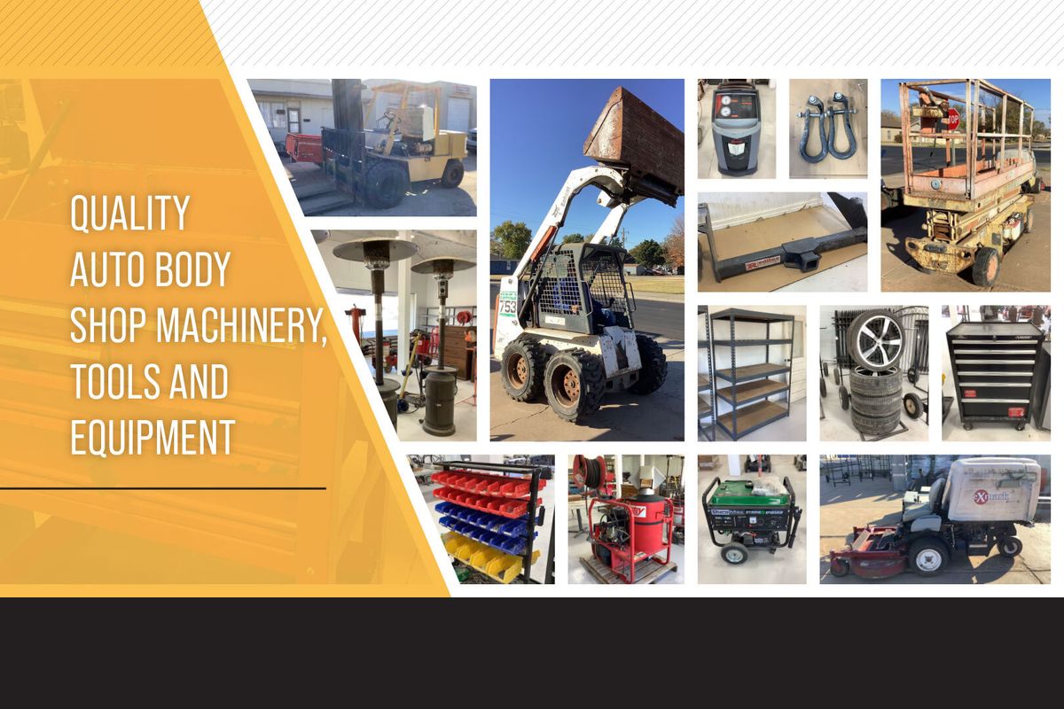Bryan Investments Quality Auto Body Shop Machinery, Equipment & Tools