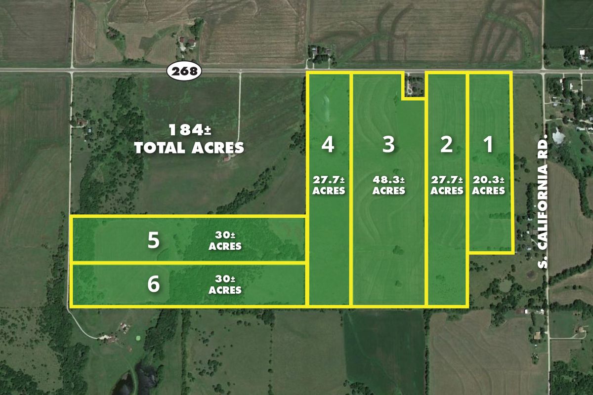Osage County) ABSOLUTE TRACT 5 (30 +/- Acres), North 30 +/- Acres